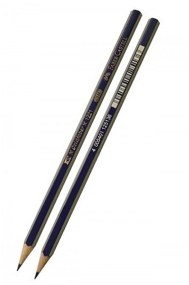 Faber Castell Pencil: Gold Faber 1221 3H