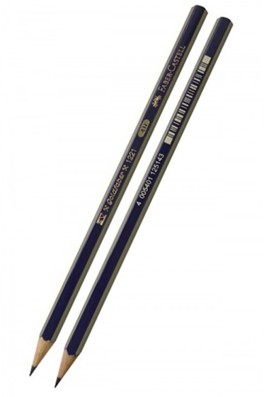 Faber Castell Pencil: Gold Faber 1221 4H