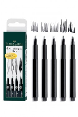 Faber Castell Pitt Pens: Artist Pen Black