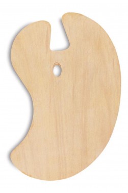 Painting Palette  for Oil & Acrylic: Jack Richeson Right Hand Wooden Palette
