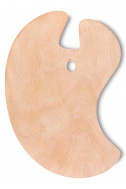 Painting Palette  for Oil & Acrylic: Jack Richeson Left Hand WoodenPalette