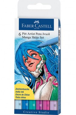 Faber Castell Pitt Pens: Artist Pitt Pen Shojo Manga Set
