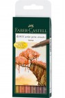 Faber Castell Pitt Pens:  Artist Pitt Pen Terra Set
