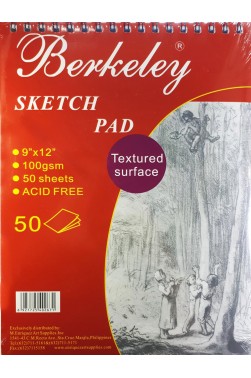 Berkeley Textured Sketch PAD 50 Sheets 9 x 12 inch
