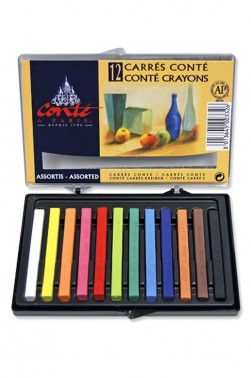Lefranc & Bourgeois:  Conte Carres Crayons Classic Colors Set