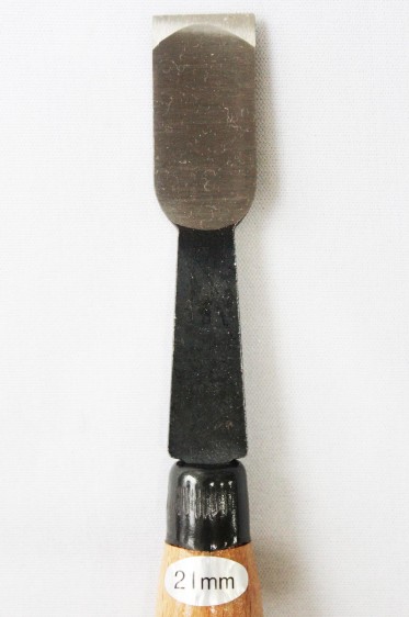 Wood Curving Tools: Wood Pecker Flat VVEL 21mm