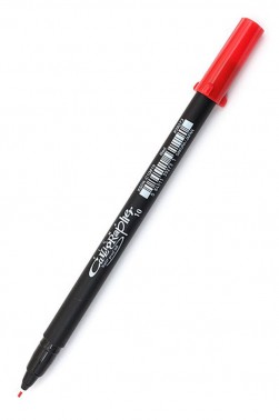 Sakura Pigma Caligrapher: Sakura Pigma Caligrapher Red 1.0mm