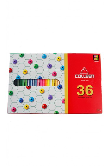 Colleen Colored Pencil: Colleen Neon Colored Pencil Set 36 Colors Set