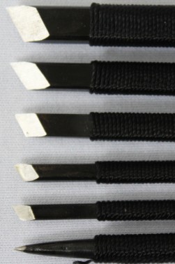 Wood Curving Tools: Wood Pecker Stone PM406 Set