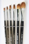 XDT Quality Brush:  666 Kolinsky Sable Filbert Set 6's