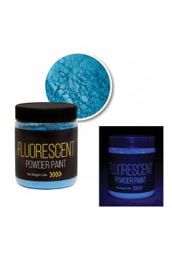 Jack Richeson Powder Paint: 1/2 Fluorescent Blue