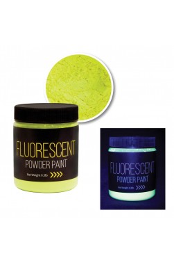 Jack Richeson Powder Paint: 1/2 Fluorescent Yellow