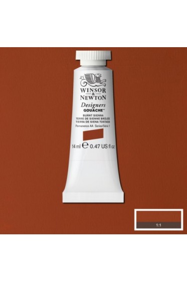 Winsor & Newton Designer Gouache: Burnt Sienna
