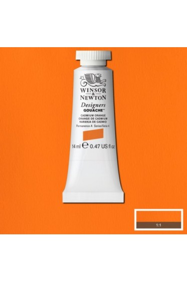 Winsor & Newton Designer Gouache: Cadmium Orange