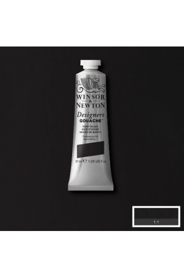 Winsor & Newton Designer Gouache: Ivory Black