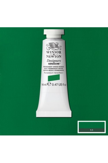 Winsor & Newton Designer Gouache: Perm Green Middle