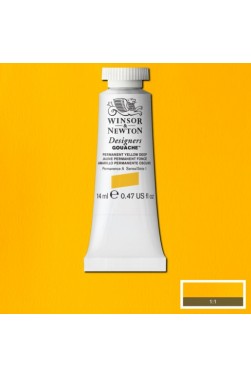 Winsor & Newton Designer Gouache: Permanent Yellow Deep
