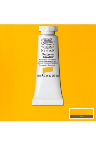 Winsor & Newton Designer Gouache: Permanent Yellow Deep