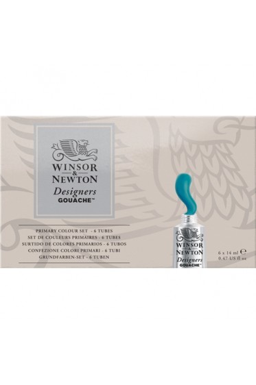 Winsor & Newton Designer Gouache: Primary Set 6 x 14ml