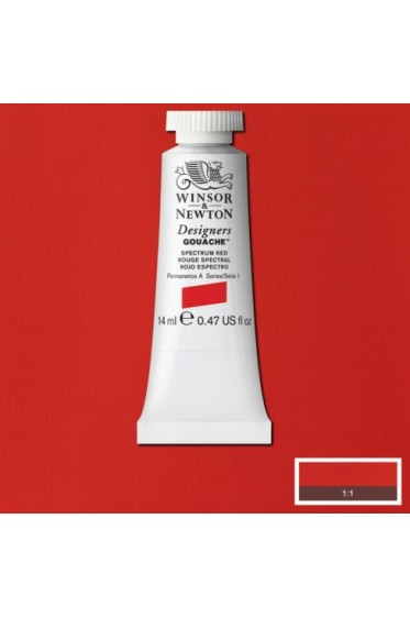 Winsor & Newton Designer Gouache: Spectrum Red