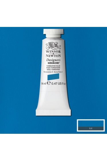 Winsor & Newton Designer Gouache: Turquiose Blue