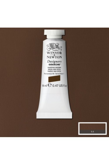 Winsor & Newton Designer Gouache: Vandyke Brown