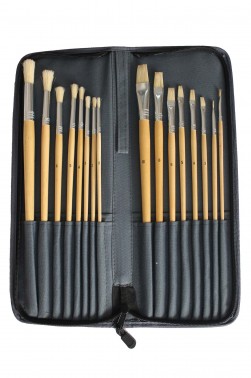 Carrying Case: Art Grey Case for Oil Painting
