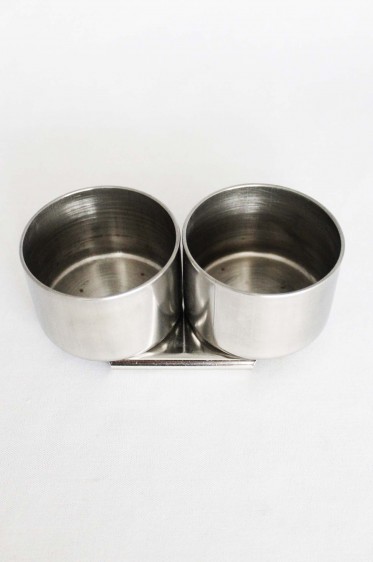 Palette Cup: Stainless Double Palette Cup without Cover