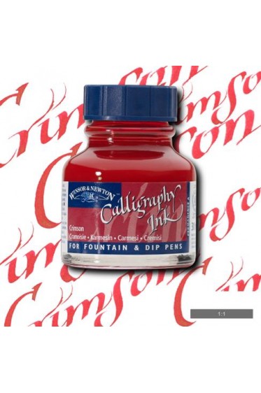 Winsor & Newton Calligraphy Ink: Crimson 30ml