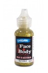 Derivan Face & Body Paint: Glitter Gold 36ml