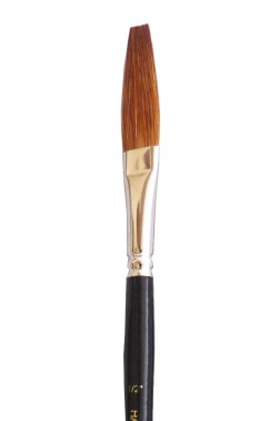 Hans Brush: 403L Camel Hair Flat Rigger 1/2"