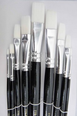 Berkeley Brush: 778NGF Flat Nylon 9pcs Set