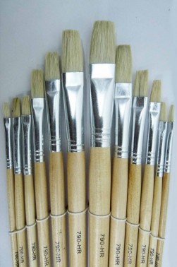 Berkeley Brush: 790HR Flat Bristle 12pcs Set