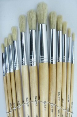 Berkeley Brush: 820HF Round Bristle 12pcs Set