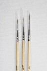 Berkeley Brush: 888WLF Kolinsky Pointed Round 3pcs Set
