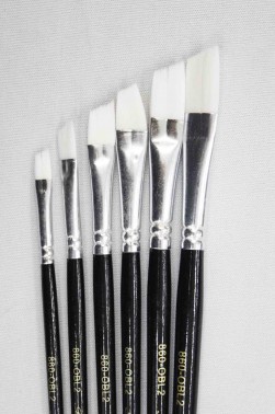 Berkeley Brush: 860OBL Angle Shader Nylon 6pcs Set