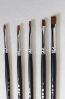 XDT Quality Brush:  537 Kolinsky Hair Flat Brush Set