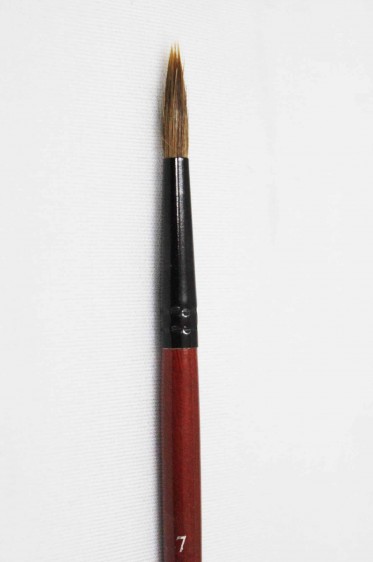 XDT Quality Brush: 941 Kolinsky Pointed Round 7