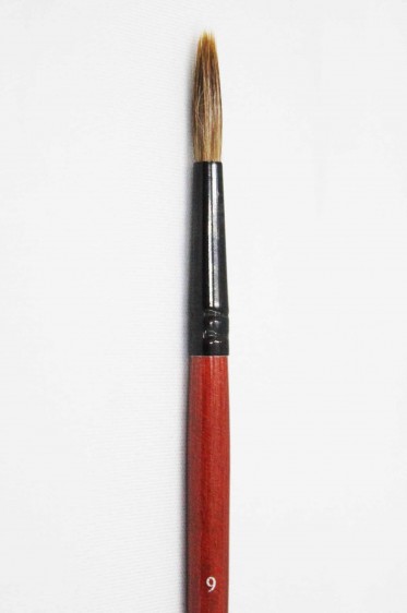 XDT Quality Brush: 941 Kolinsky Pointed Round 9