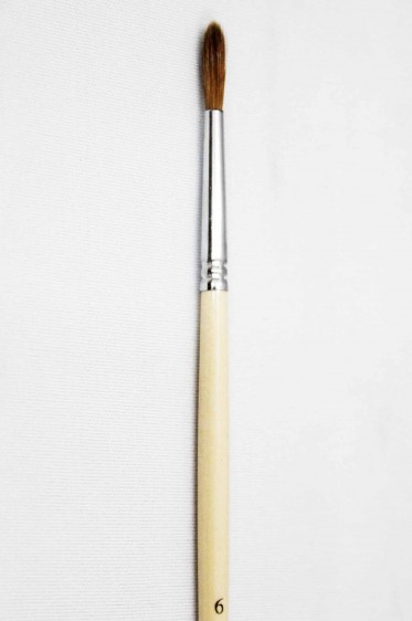 XDT Quality Brush: 150 Kolinsky Hair Round 6