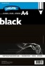 Derivan Black A4 150gsm 30 Sheets PAD +1 Free Derivan Ergopro Marker(random color)