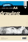 Derivan Drawing White A4 140gsm 20 Sheets PAD +1 Free Derivan Ergopro Marker(random color)