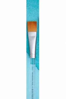 Jack Richeson Watercolor Brush: 9100 Flat 3/4 inch