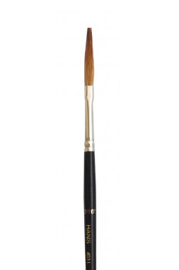 Hans Brush: 403L Camel Hair Flat Rigger 3/16"