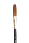 Hans Brush: 403L Camel Hair Flat Rigger 3/8"