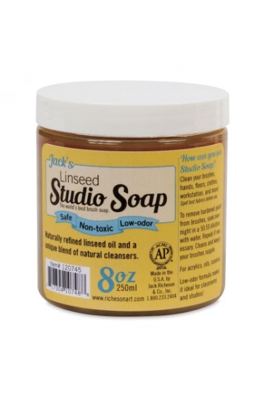 Jack Richeson Linseed Brush Soap 250ml