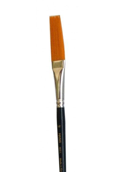 Hans Brush: 803L Synthetic Nylon Flat Rigger 5/8"