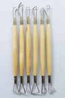 Sculpture & Pottery Tools:  XDT Pottery Tool Double Head 6pcs Set