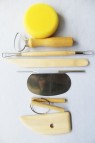 Sculpture & Pottery Tools:  Shuangfeng Pottery Tool Kit 8pcs Set