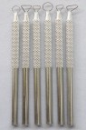 Sculpture & Pottery Tools:  Shuangfeng Pottery Tool Aluminum 6pcs Set